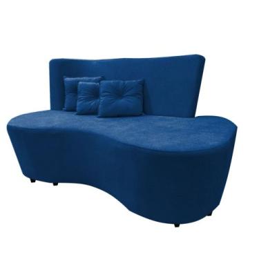 Imagem de Poltrona Organico Curvo Feijao Alliance  - Beatriz  Decor, MARINHO