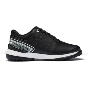 Imagem de SQAIRZ Speed ProS2 Tênis de golfe masculino atlético, tênis de golfe, projetado para equilíbrio e desempenho, pontas substituíveis, impermeável, sapatos de golfe masculinos com pontas, calçados de