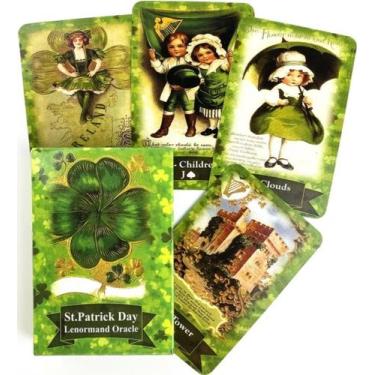 Imagem de St. Patrick Day Lenormand Oracle Deck Oráculo Lenormand Baralho Cigano