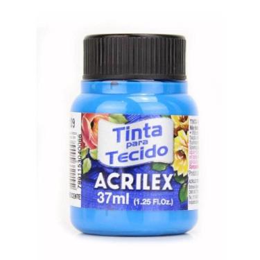 Imagem de Tinta Para Tecido 37ml Fluorescente - 109 Azul Acrilex