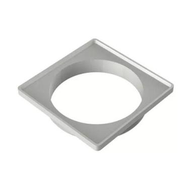 Imagem de Porta Grelha Tigre Quadrado 150mm Branco