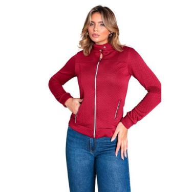 Imagem de Casaco Jaqueta Feminina Modelo Bomber Blusa Matelassê - Gisele Freitas