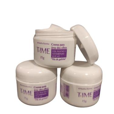 Imagem de kit com 3 un Creme para área dos olhos Pés de Galinha Time Reverse 15g