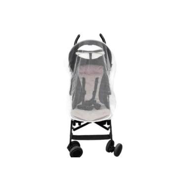 Imagem de Protetor Mosquiteiro Para Carrinho E Bebê Conforto Branco - Manu Baby 