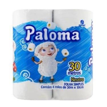 Imagem de Papel Higiênico PALOMA Pct c/4 Rolos de 30m Neutro - Sepac