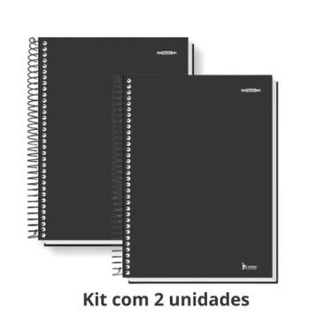 Imagem de Caderno Espiral Kit 2 Un Capa Dura Pequeno Com Linhas Cores - Tamoio, 