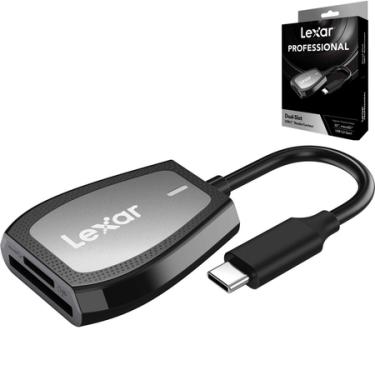Imagem de Leitor Lexar Cartões SDXC e MicroSDXC Professional (USB-C)