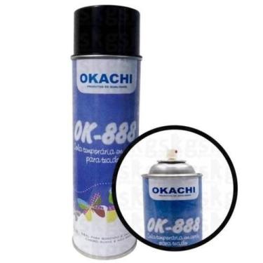 Imagem de Cola Temporaria Spray Okachi Para Tecido Ok-888 (380Ml)