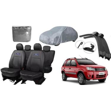 Imagem de Jogo de Capas EcoSport 06-13 + Capa de Cobrir + Limpador de Parabrisa 