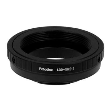Imagem de Adaptador de montagem de lente Fotodiox, lente M39 (39mm x1 Leica Thread Mount) para câmera Nikon série 1 (V2.), compatível com câmeras sem espelho Nikon V1, J1