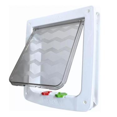 Imagem de Portinha Porta Passagem Gatos Pets Cães Com Trava Tamanho Grande Cores