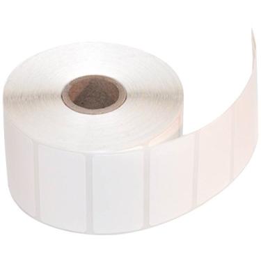 Imagem de CompuLabel Etiquetas térmicas diretas, 5 cm x 2,5 cm, branco, rolo, adesivo permanente, perfurações entre etiquetas, 1300 por rolo, 12 rolos por caixa (530550)