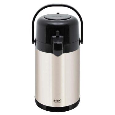 Imagem de Garrafa Térmica Airpot Total Inox 1,9 Litros - MOR