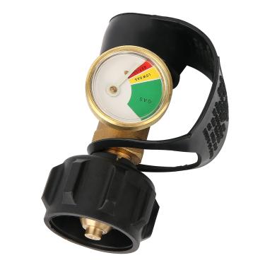 Imagem de Roastove Indicador de nível do medidor do tanque de propano, detector de vazamento, medidor de pressão de gás para campista RV, cilindro, churrasqueira a gás, aquecedor, tanque de 2,3 a 18 kg, com conexão tipo 1