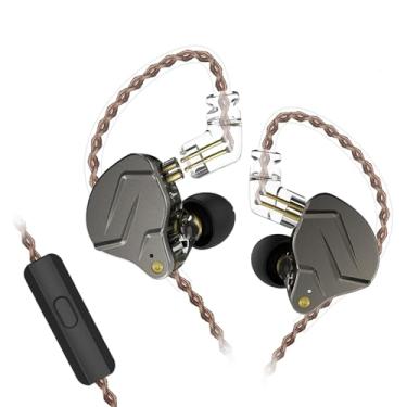 Imagem de FEDAI KZ ZSN Pro IEM in Ear Monitores, Fones de ouvido HiFi com fio com driver duplo híbrido 1BA 1DD Fones de ouvido intra-auriculares de alta fidelidade para músicos, cabo removível para fones de