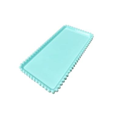 Imagem de Bandeja Retangular Candy Colors P/Doces Salgadinhos Festa Decoração (Verde)