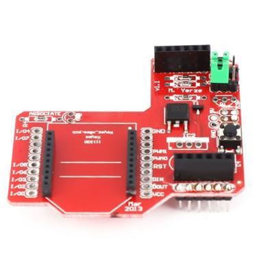 Imagem de Módulo de Transmissão de Dados Sem Fio ZigBee, Placa de Expansão de Módulo RF de Baixa Potência para Redes de Sensores Sem Fio, Frequência ISM 2,4 GHz, Ampla Compatibilidade Com
