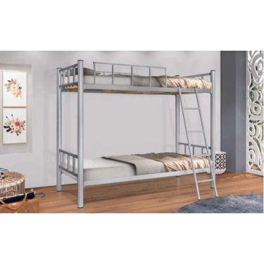 Imagem de Beliche Tubolar Ferro Aço Militar Nr 18/24 1,20 2 Pessoas - JB Moveis