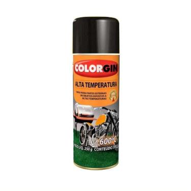 Imagem de Spray ColorGin Alta Temperatura - SHERWIN WILLIAMS, Preto Fosco