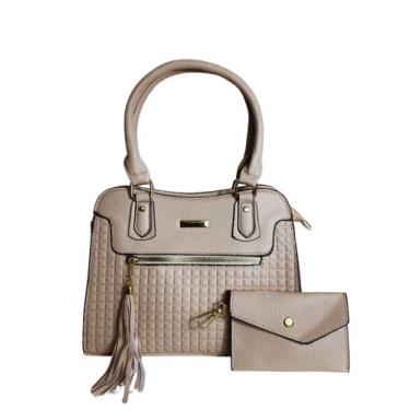 Imagem de Bolsa Feminina Média Preta TRansversal Ombro Couro Social!!! - Outra, 