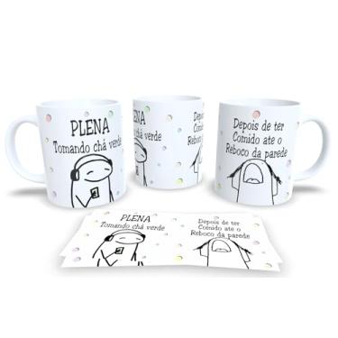 Imagem de Caneca Branca de Porcelana Personalizada Frases Engraçadas Divertidas e Humor Pack12 (Plena 1)