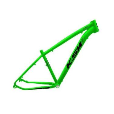 Imagem de Quadro de Bicicleta KSW XLT 100 e 200 em Aluminio 6061 Bicicleta Mountain Bike Aro 29 Cabos Internos (Verde Neon, 15)