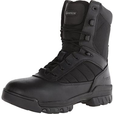Imagem de Bates Bota militar masculina tática esportiva ultralite de 20,32 cm com zíper lateral, Preto, 11 Wide