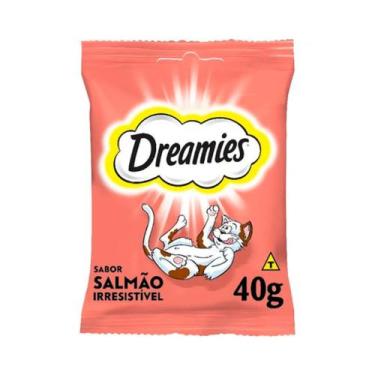 Imagem de Petisco Dreamies Salmão Irresistível Gatos Adultos 40g - Mars