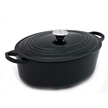 Imagem de Panela Oval Signature 31 cm Preto Black Onix Le Creuset