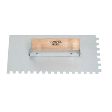 Imagem de Desempenadeira AÇO Dentada 12X25,5CM Compel 0.2401