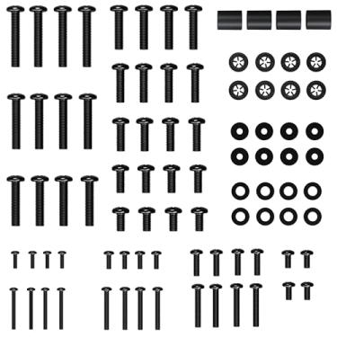 Imagem de ECHOGEAR Parafusos de montagem de TV – Pacote de hardware universal funciona em qualquer suporte de TV e todas as TVs de até 80 polegadas, incluindo Samsung, Vizio, LG e mais – O pacote contém parafusos de montagem de TV de substituição M4, M5, M6 e M8
