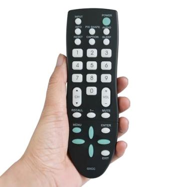 Imagem de GXCC sub GXFA Controle remoto de substituição compatível com Sanyo LCD CRT TV HDTV FW32D06F FVM4212 FVM3982 FVM3261 FVE3963 FVE3923 SVD2317 DP42D23 DP42740M DP39E63