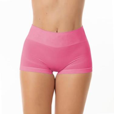 Imagem de Calcinha Cueca Box Feminina Shortinho Zero Costura Modeladora Sem Marc