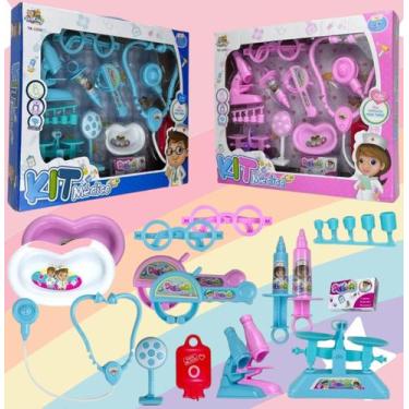 Imagem de Brinquedo Infantil Kit Médico Doutor Com Acessórios Divertido e Educat