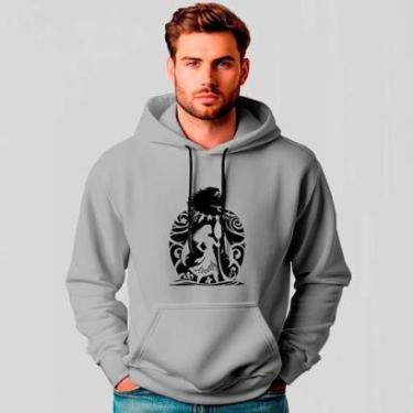 Imagem de Moletom Canguru Estampado Maui e Moana REF1263-Masculino