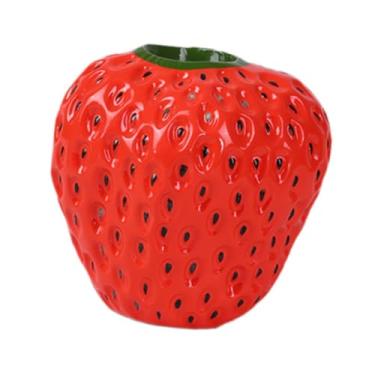 Imagem de Wswqop Organização Floral do Organizador de Pintura de Plantador de Vaso de Flores para Holida de Destino em casa, Livro da sala de estar Bookshelf, Vermelho