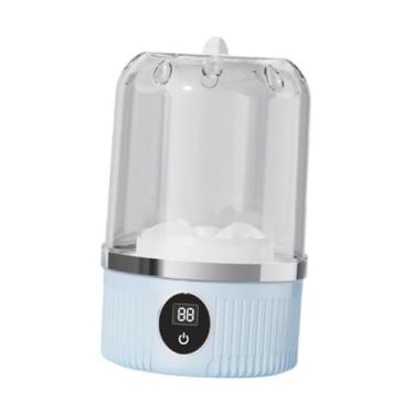 Imagem de IEUDNS Mini Máquina de lavar roupas de roupas de roupas de bebê Lavando 2 modos de limpeza Modos de roupas de baixo Arruela para Trips Hotel RVs Home RVs, Azul