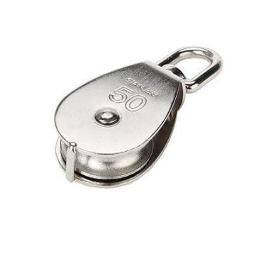 Imagem de Moitão 50mm Com Distorcedor Em Aço Inox 316 Carga Máx 2 Ton - Abrolhos