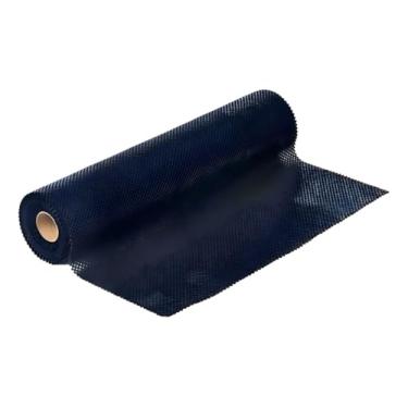 Imagem de Tela Antiderrapante Tapete Armário Emborrachado 70cm X 120cm (Preto)