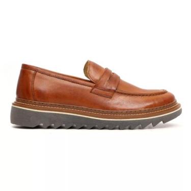 Imagem de Sapato Loafer Slip On Masculino em Couro Premium Tratorado - Mr Light,