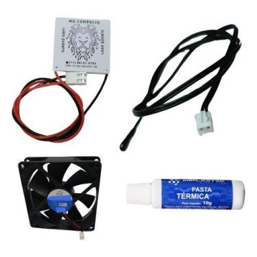 Imagem de Microventilador Cooler Bebedouro 90m  Peltier 12706 Adega Vinho Sensor