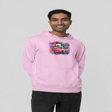 Imagem de Moletom Carros  Relâmpago Mcqueen Blusa de Frio Casaco Flanelado - Els