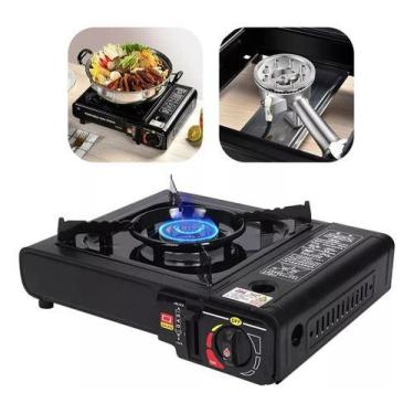 Imagem de Fogão Cooktop Maleta Portatil Fogareiro 1 Boca A Gás Plus - BESTFER