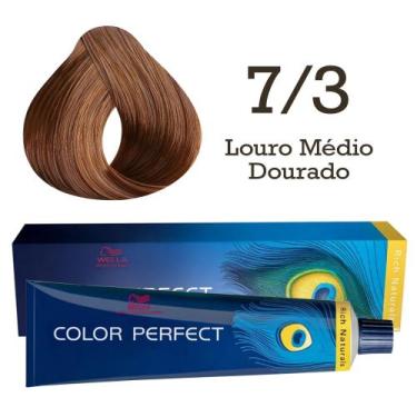 Imagem de Coloração Color Perfect 7/3 Louro Médio Dourado  Wella - Wella Profess