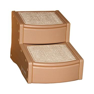 Imagem de Pet Gear Easy Step II escadas para animais de estimação, 2 degraus para gatos/cães de até 34 kg, portátil, removível tapete lavável, sem necessidade de ferramentas, disponível em 4 cores