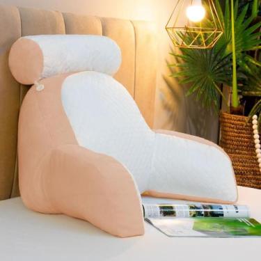 Imagem de Almofada De Descanso Para Leitura Ergonômico Caqui - Beatriz Enxovais