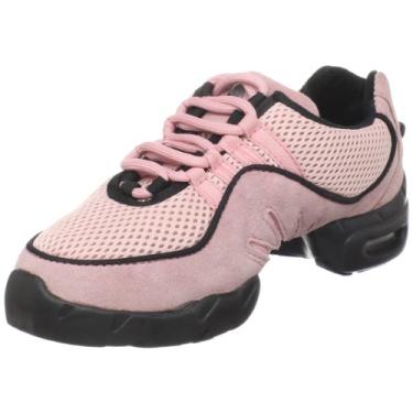 Imagem de Bloch Tênis Dance Girl Boost Mesh DRT Split Sole Dance, rosa, 11 Little Kid