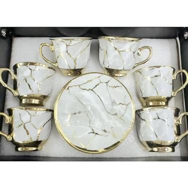 Imagem de Xícara de café kit com 12 peças de Cerâmica em porcelana (Xicara D162-3 6 conjunto)