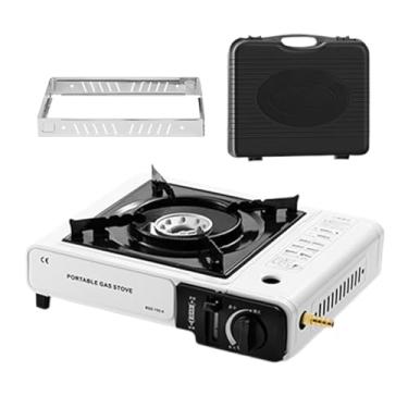 Imagem de Fogão De Acampamento Portátil, Fogões Portáteis para Campismo de Queima, Aquecedor Portátil Compacto Com Aquecimento Rápido Para Cozinhar Em Caminhadas E Viagens De Campismo