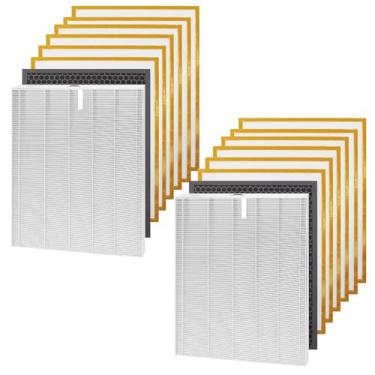 Imagem de Conjunto de 2 kits de filtro de substituição HR900 compatíveis com purificador de ar Winix HR900 Ultimate Pet, substitui a peça # 1712-0093-00 filtro T e filtro 1712-0094-00 U
